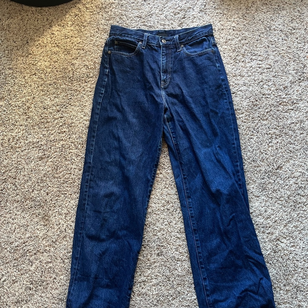 Uniqlo Women's Dark Blue Jeans